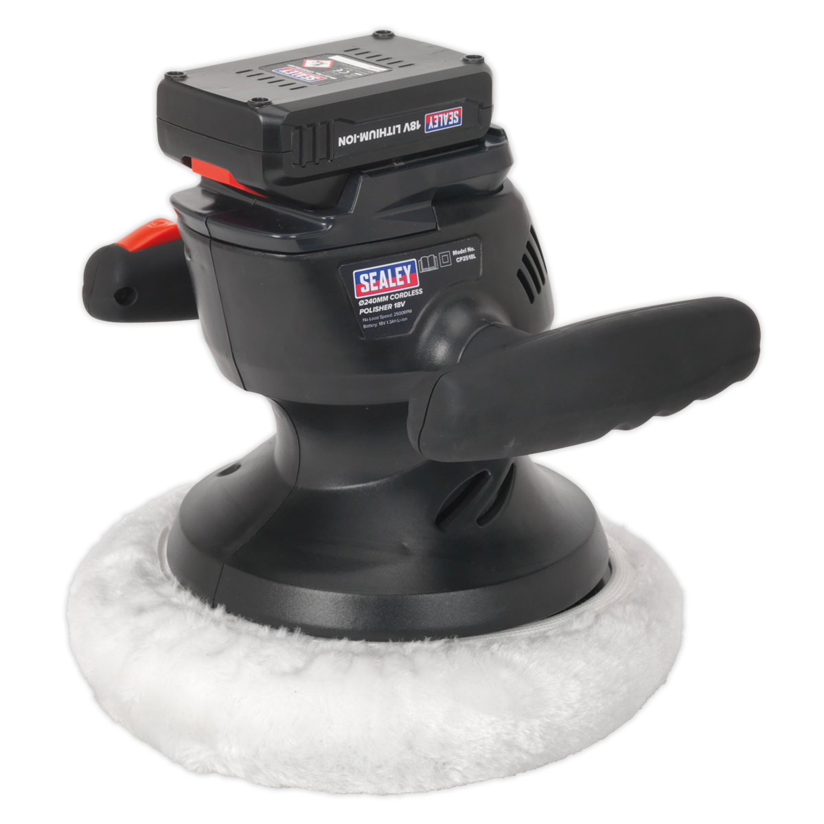 Sealey 18V Ø240mm Cordless Polisher CP2518L