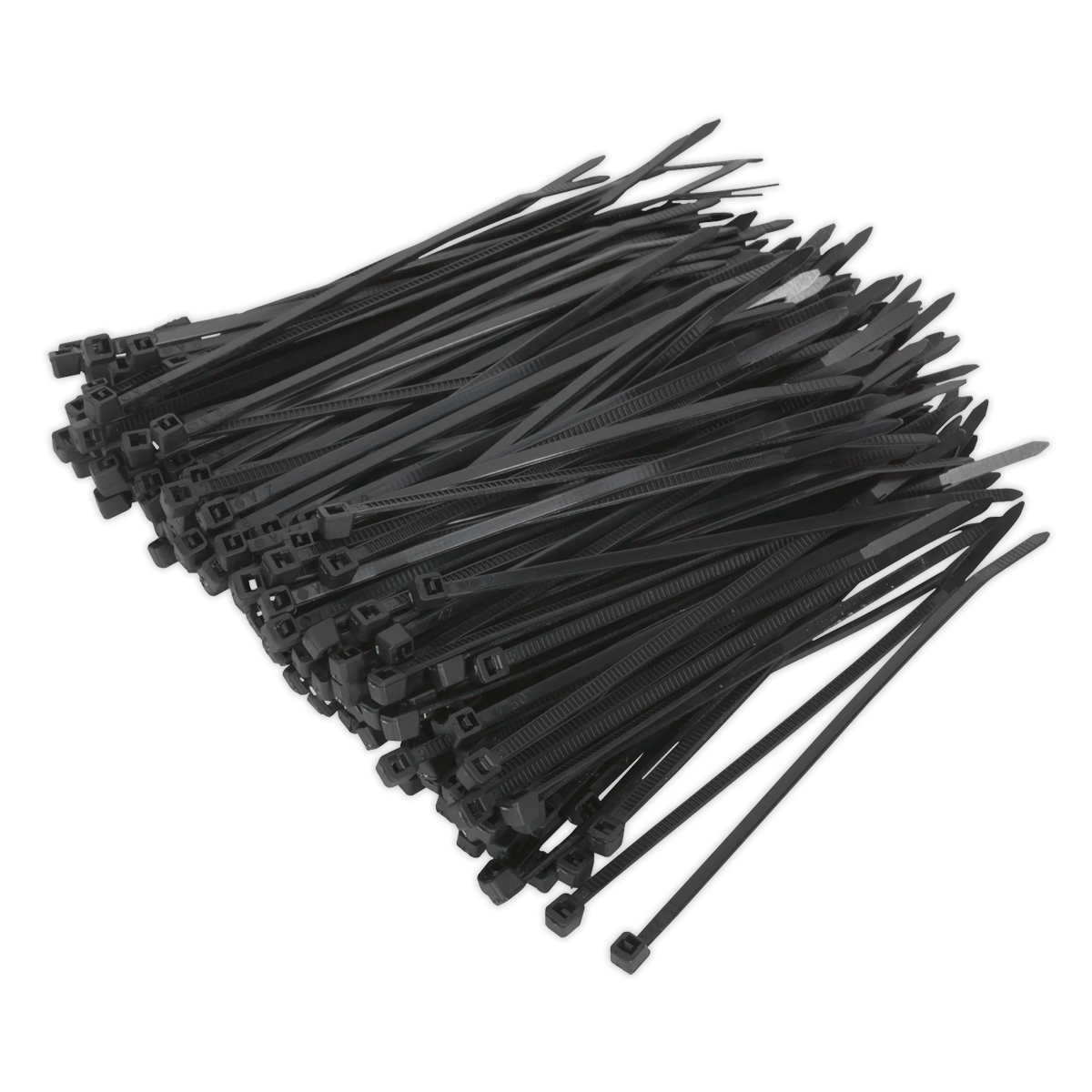 Sealey 100 x 2.5mm Cable Tie Black - Pack of 200 CT10025P200