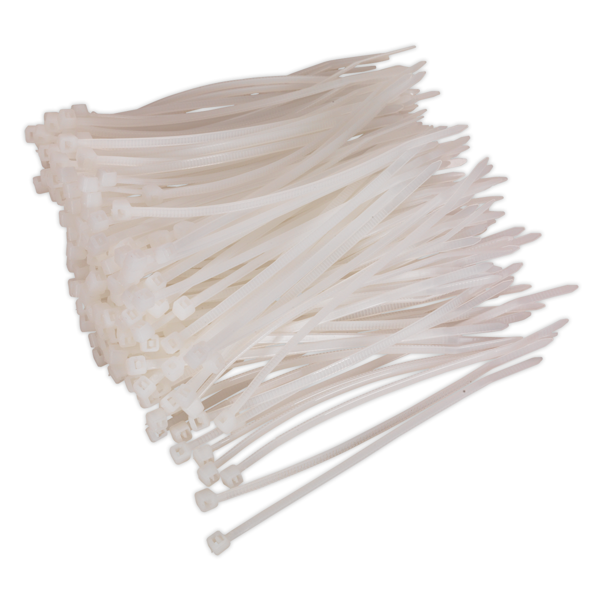 Sealey 100 x 2.5mm White Cable Tie - Pack of 200 CT10025P200W