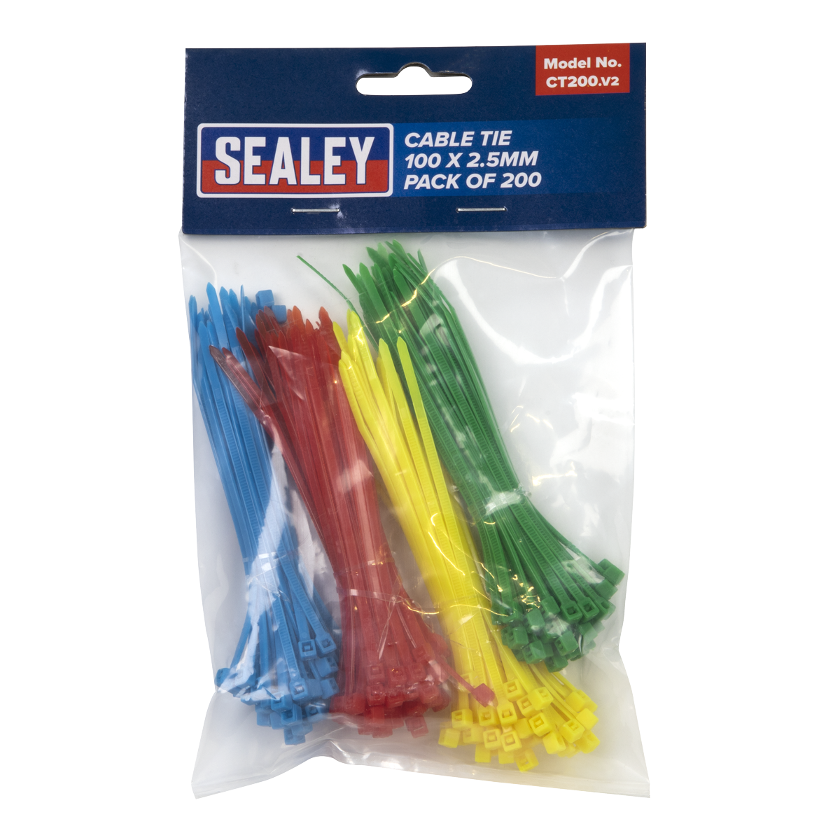 Sealey 100 x 2.5mm Cable Tie - Pack of 200 CT200