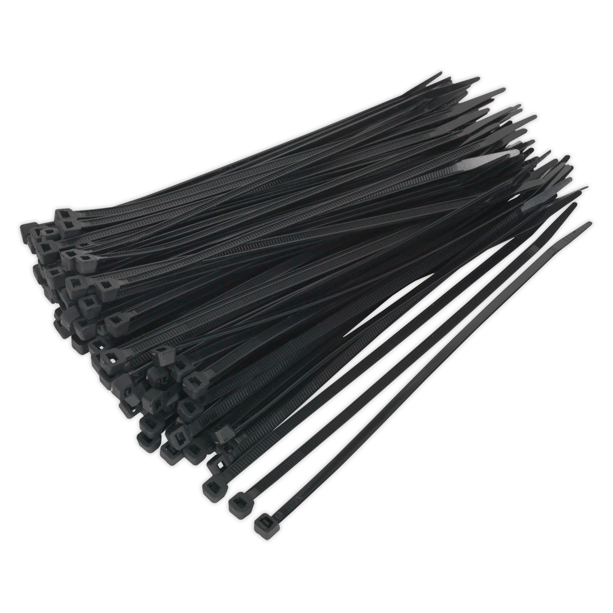 Sealey 200 x 4.8mm Black Cable Tie - Pack of 100 CT20048P100