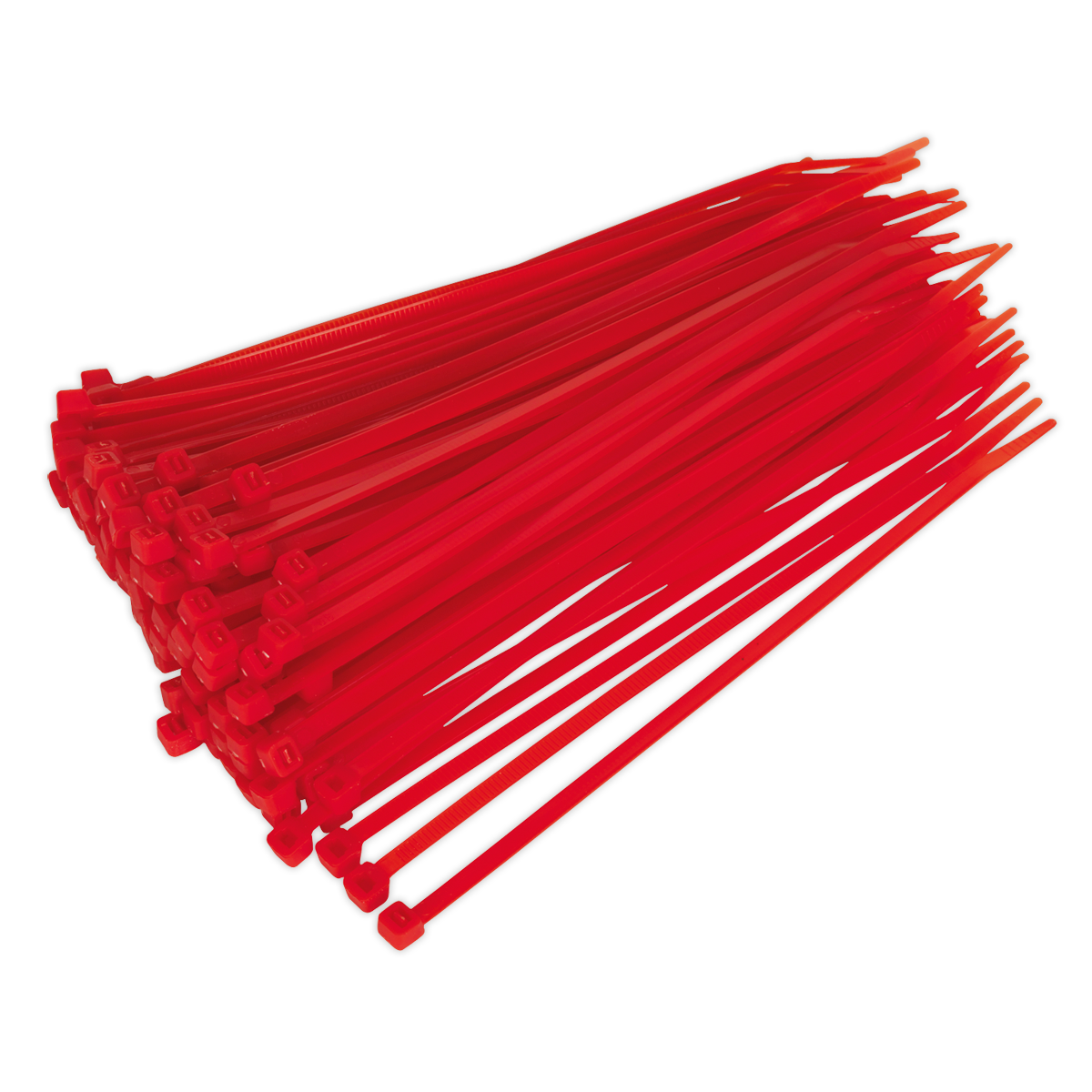 Sealey 200 x 4.4mm Red Cable Tie - Pack of 100 CT20048P100R