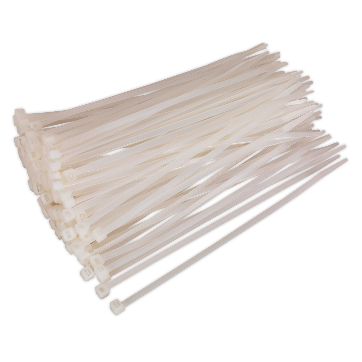 Sealey 200 x 4.8mm White Cable Tie - Pack of 100 CT20048P100W