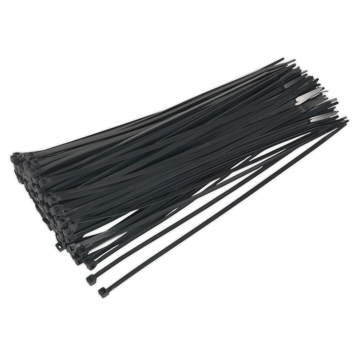 Sealey 300 x 4.8mm Black Cable Tie - Pack of 100 CT30048P100
