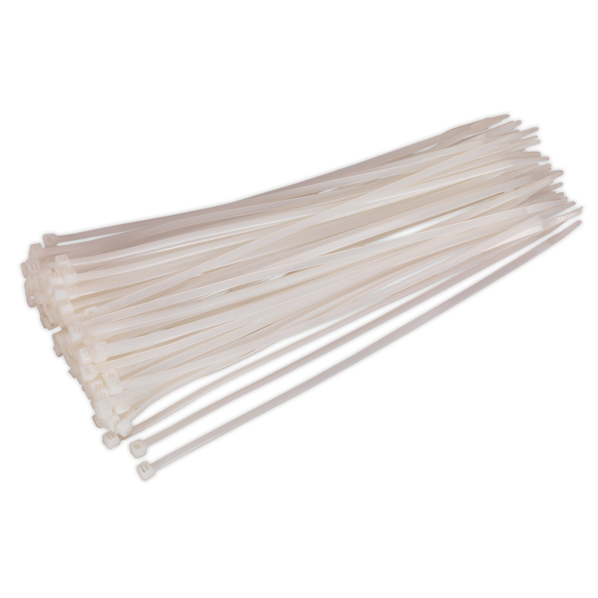 Sealey 300 x 4.8mm White Cable Tie - Pack of 100 CT30048P100W