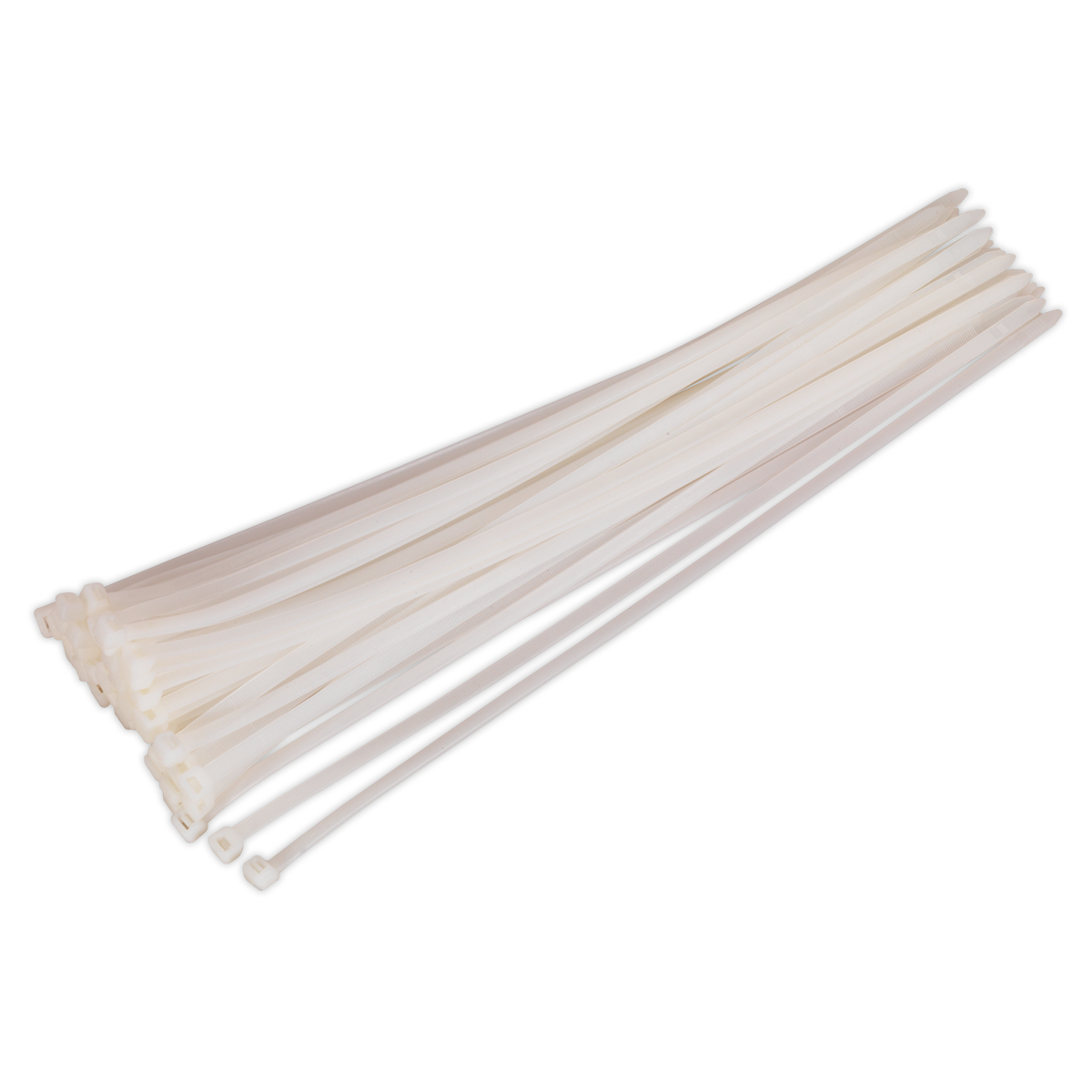 Sealey 450 x 7.6mm White Cable Tie - Pack of 50 CT45076P50W
