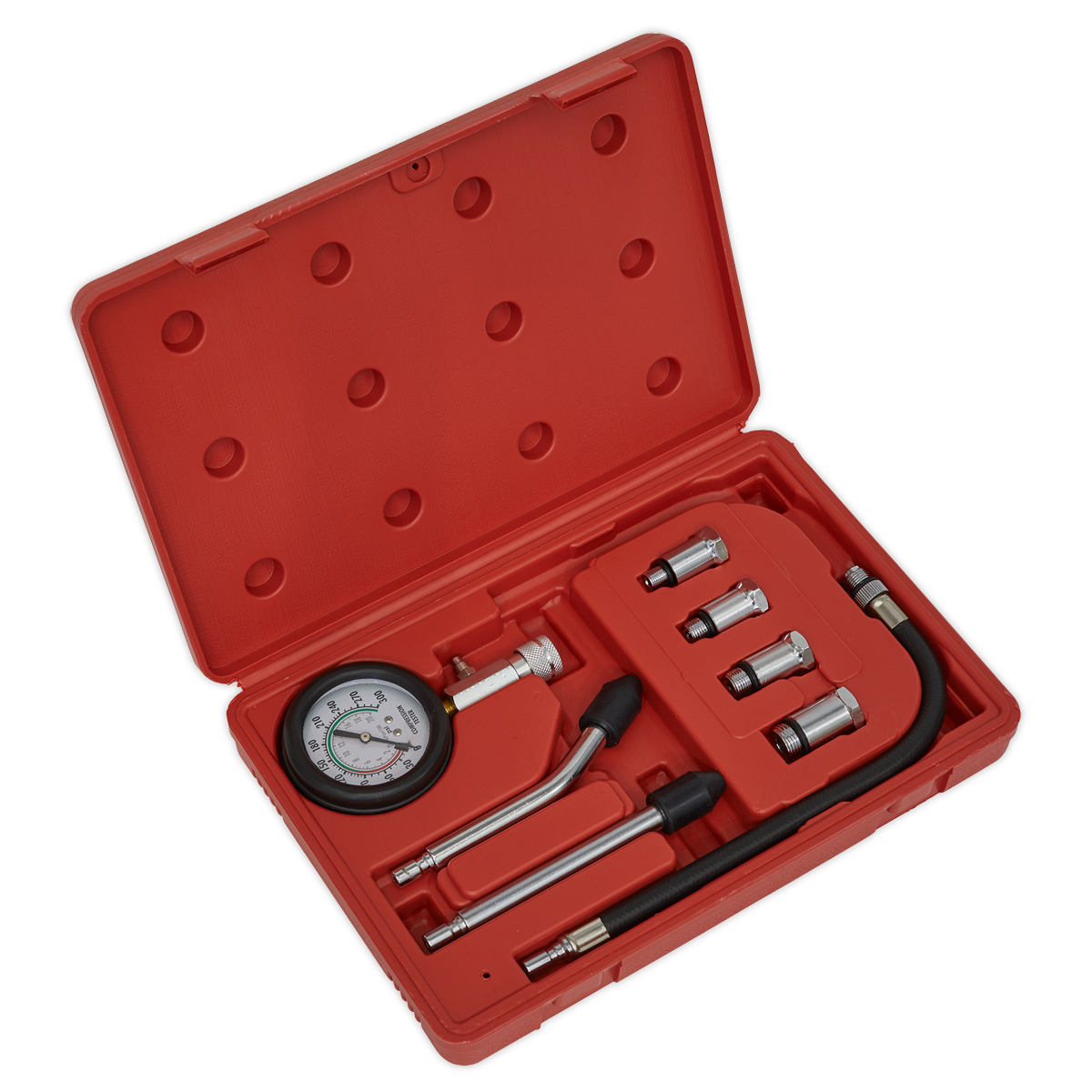 Sealey 8pc Petrol Engine Compression Test Kit CT955