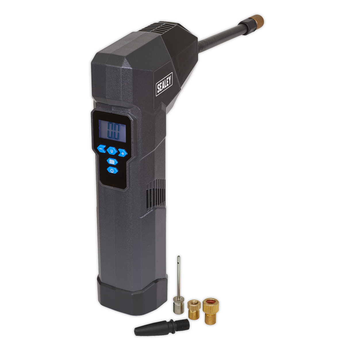 Sealey Compact Rechargeable Tyre Inflator & Power Bank with Work Light CTI120