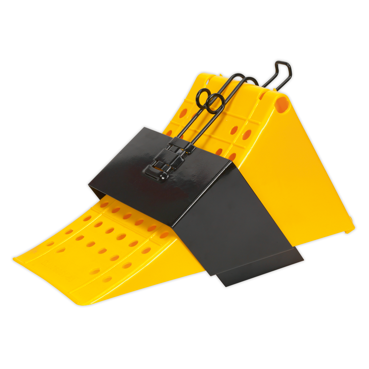 Sealey Wheel Chock with Bracket - Commercial CV127