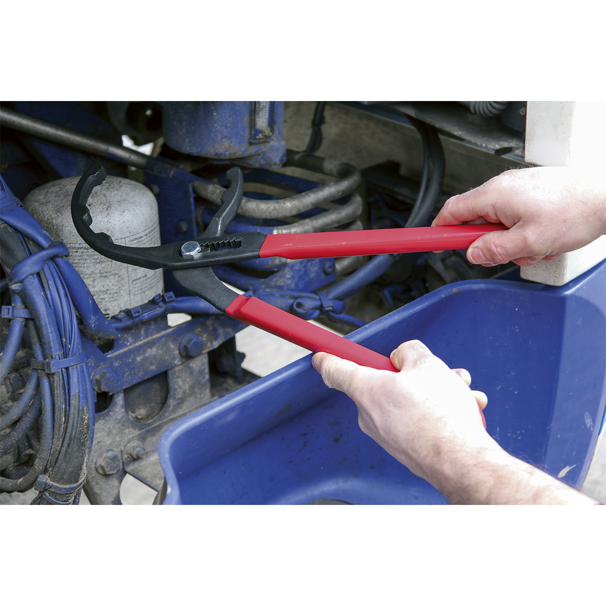 Sealey Ø95-178mm Oil Filter Pliers - Commercial CV6412
