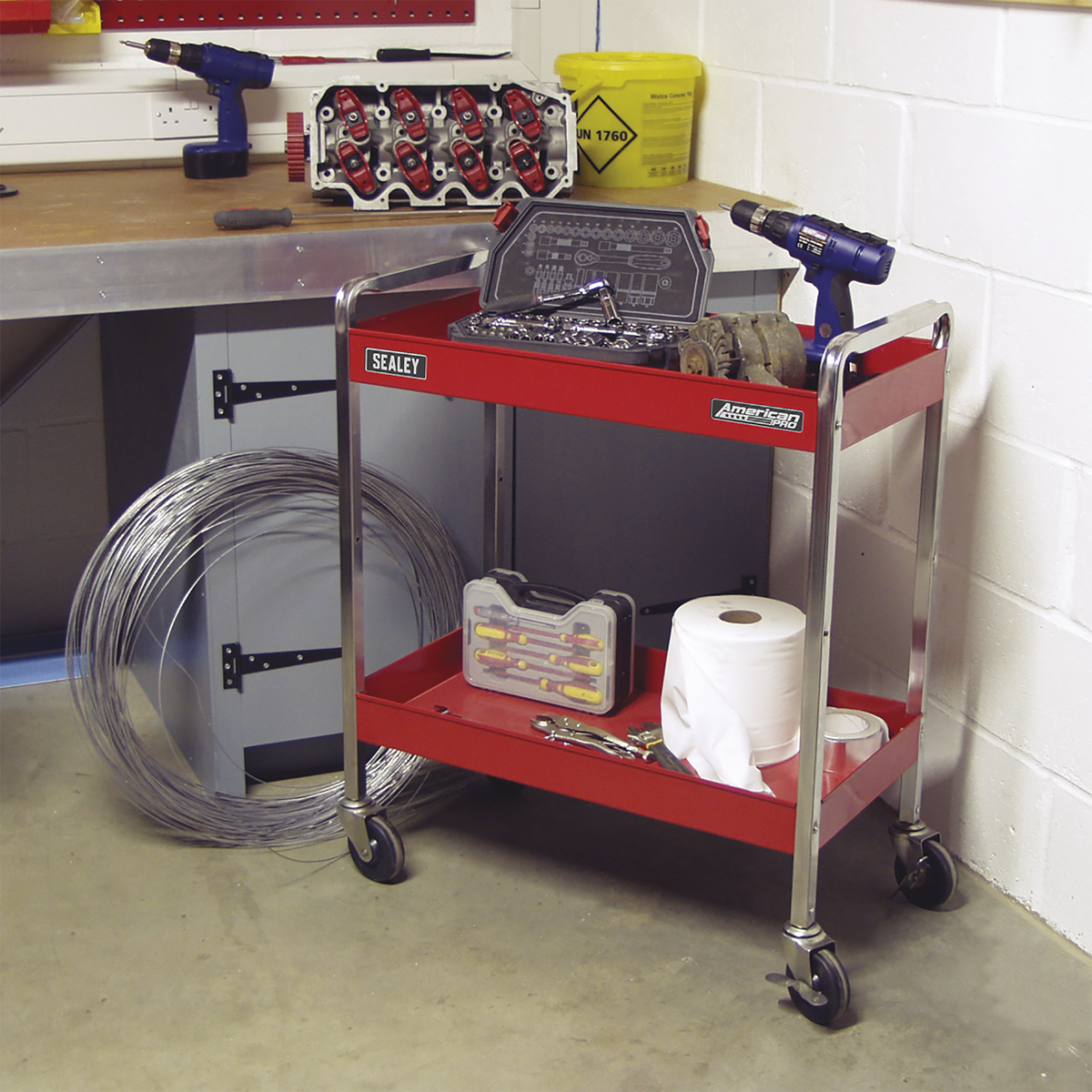 Sealey 2-Level Heavy-Duty Trolley CX102