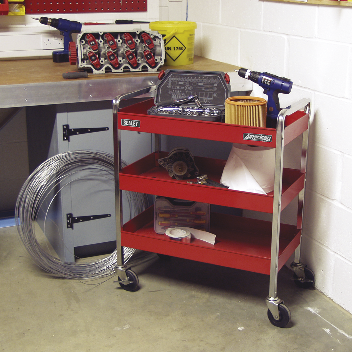 Sealey 3-Level Heavy-Duty Trolley CX103
