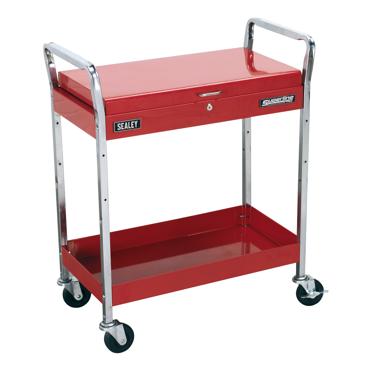 Sealey 2-Level Heavy-Duty Trolley with Lockable Top CX104