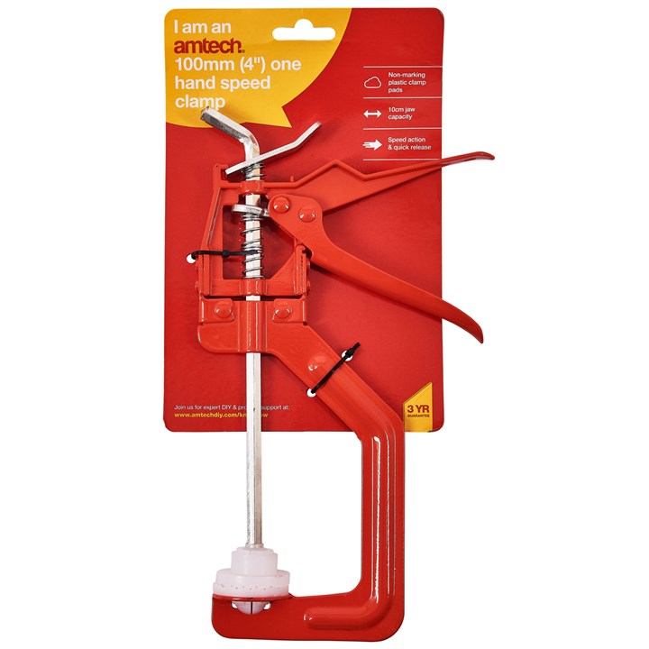 Amtech 100mm (4") One hand speed clamp D0970
