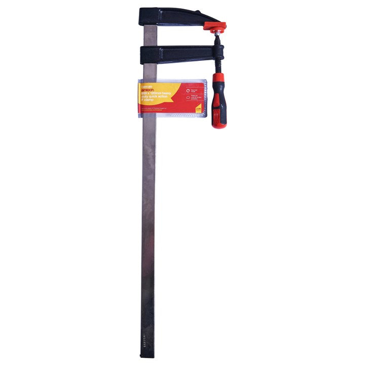 Amtech 600mm Heavy duty quick action F clamp D1920