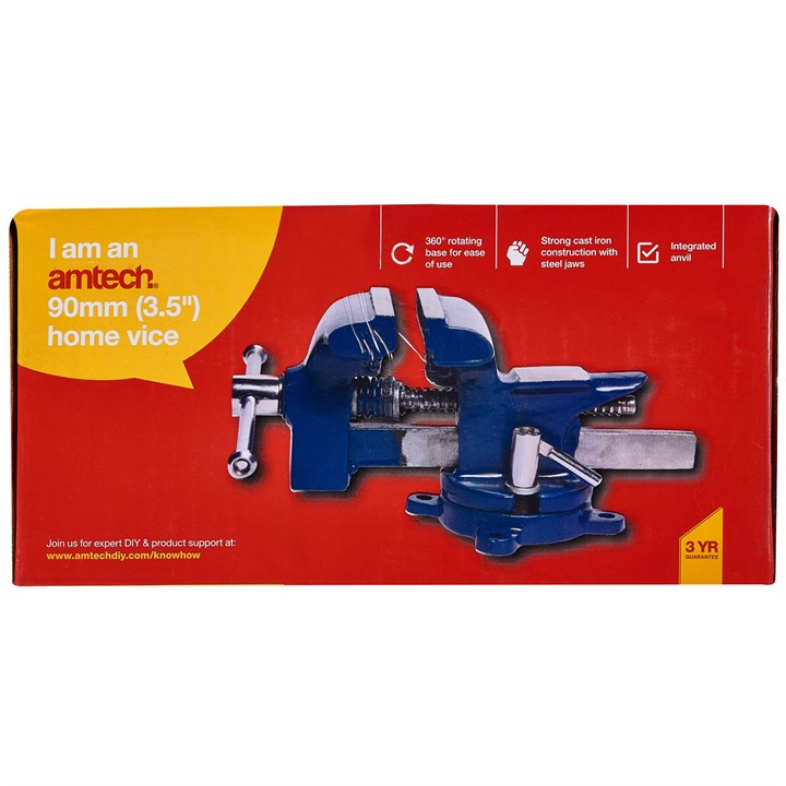 Amtech 90mm (3.5") Home vice D4000