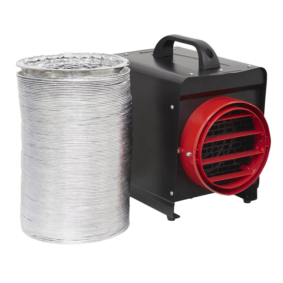 Sealey 2kW Industrial Fan Heater with Ducting DEH2001