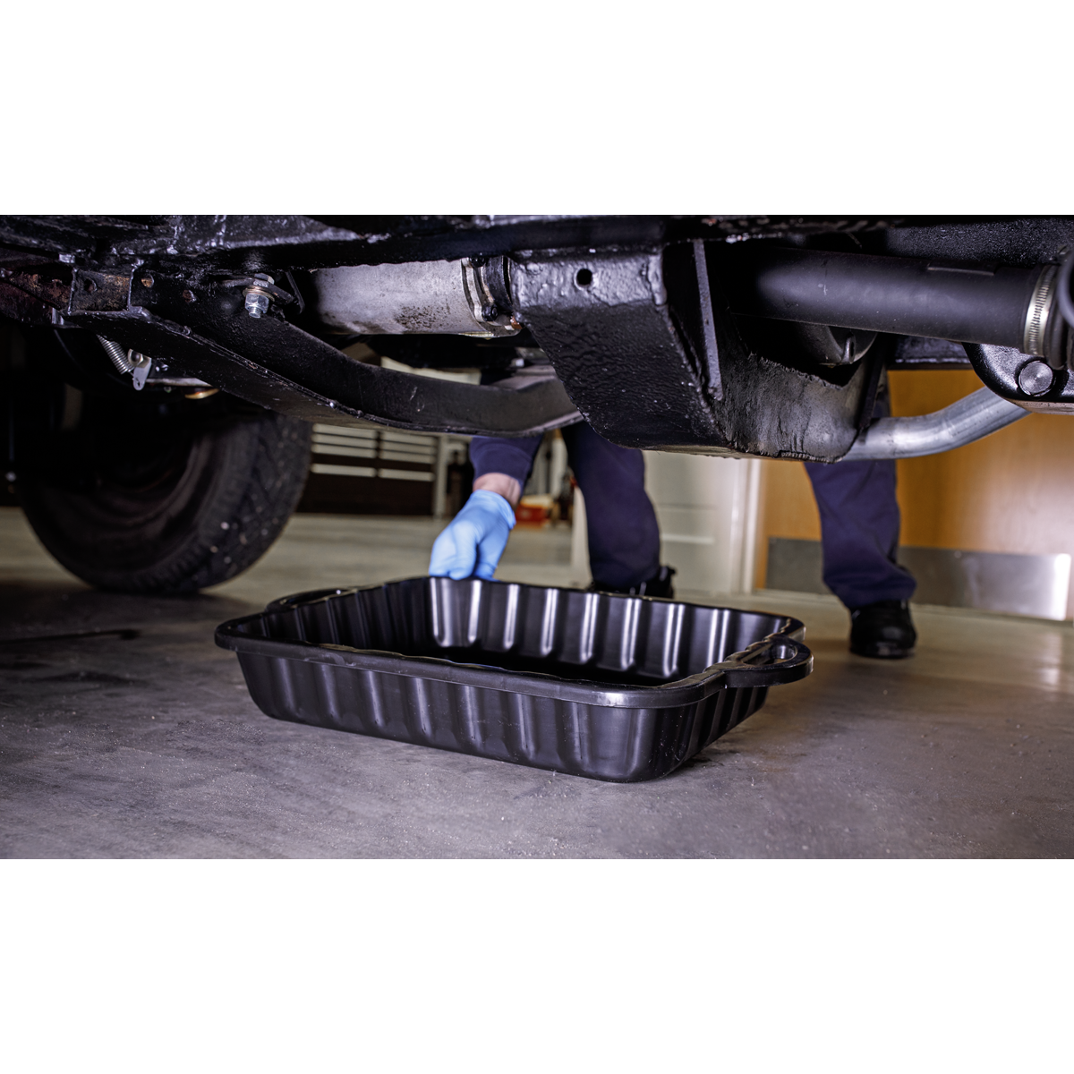 Sealey 12L Plastic Drain Pan DRPH12