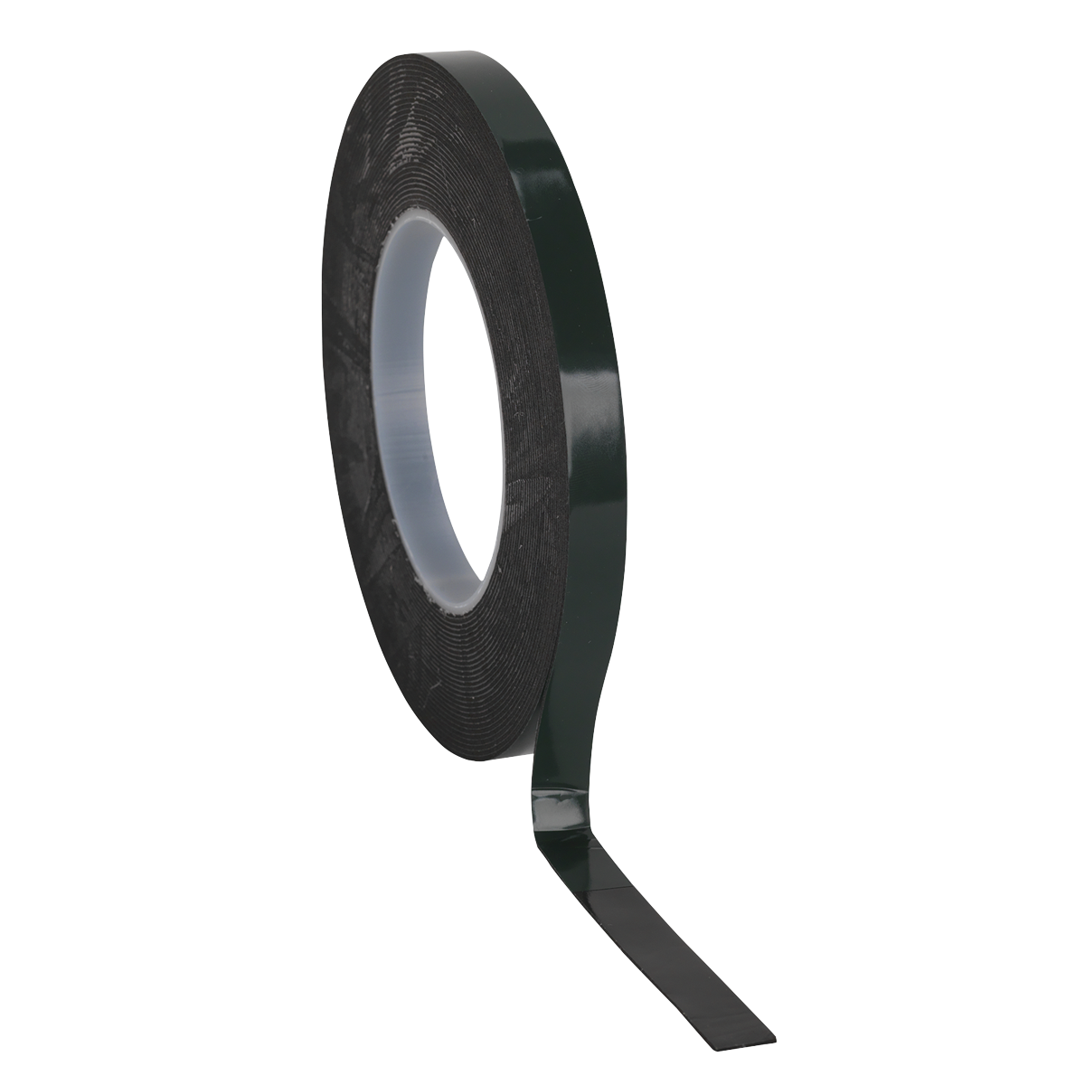 Sealey 12mm x 10m Double-Sided Adhesive Foam Tape - Green Backing DSTG1210