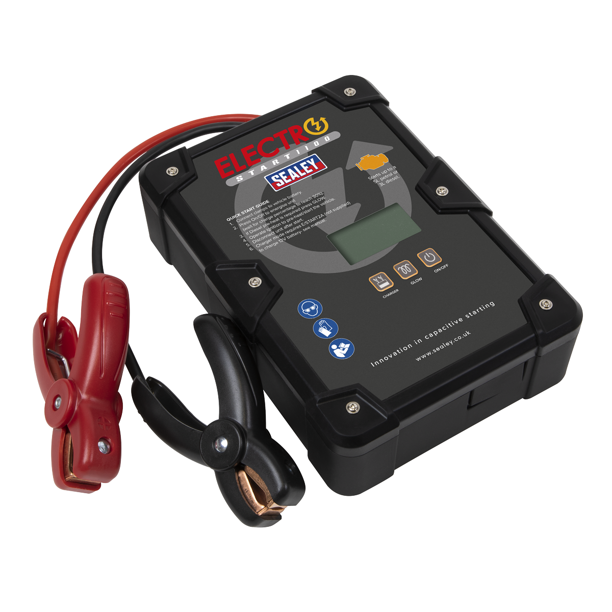 Sealey 12V 1100A ElectroStart® Batteryless Jump Starter E/START1100