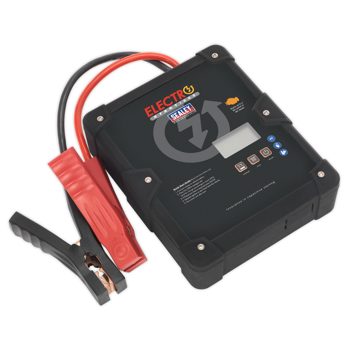 Sealey 12V 1600A ElectroStart® Batteryless Jump Starter E/START1600