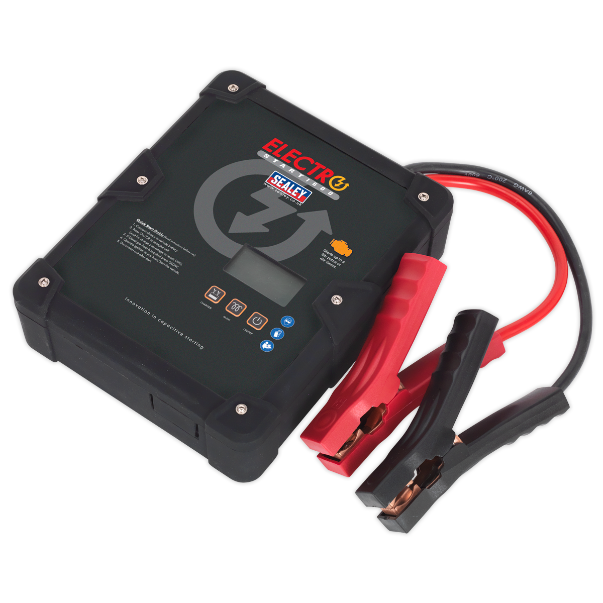 Sealey 12V 1600A ElectroStart® Batteryless Jump Starter E/START1600