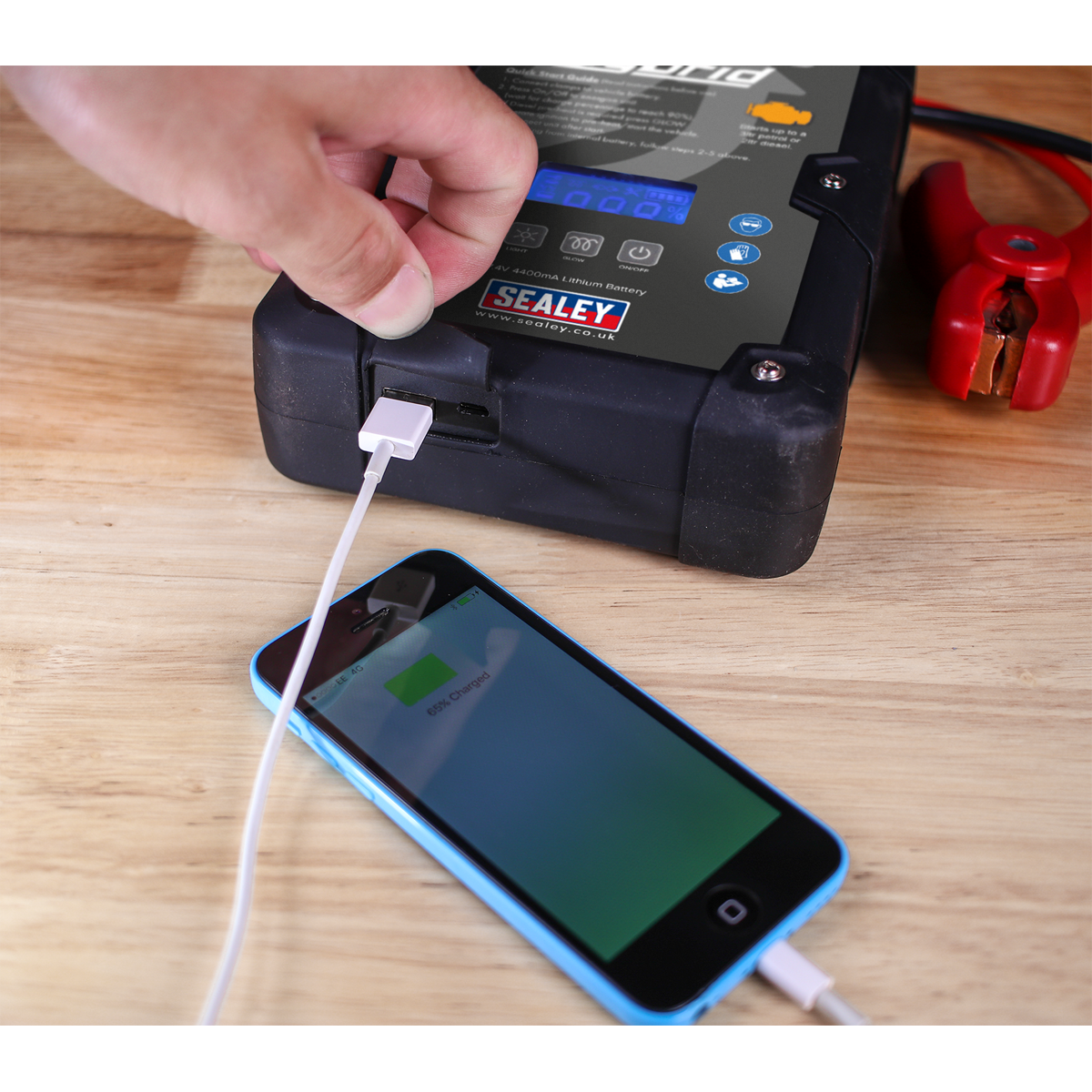 Sealey 800A 12V ElectroStart® Hybrid Jump Starter E/START800HY