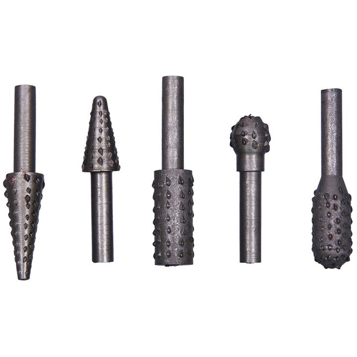 Amtech 5 Piece rotary burr set E1500
