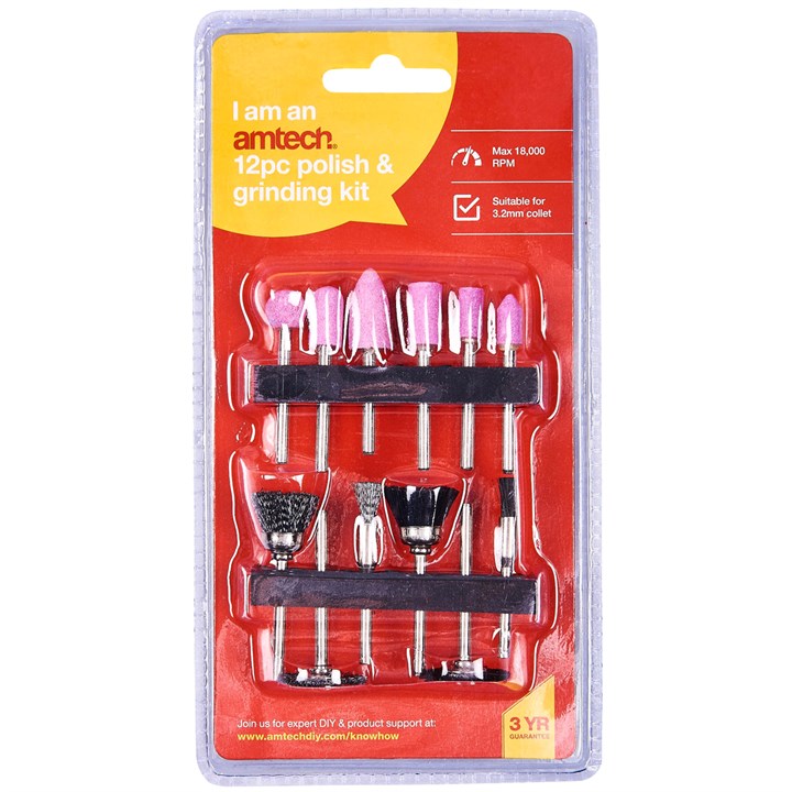 Amtech 12 Piece polishing tool set E1875