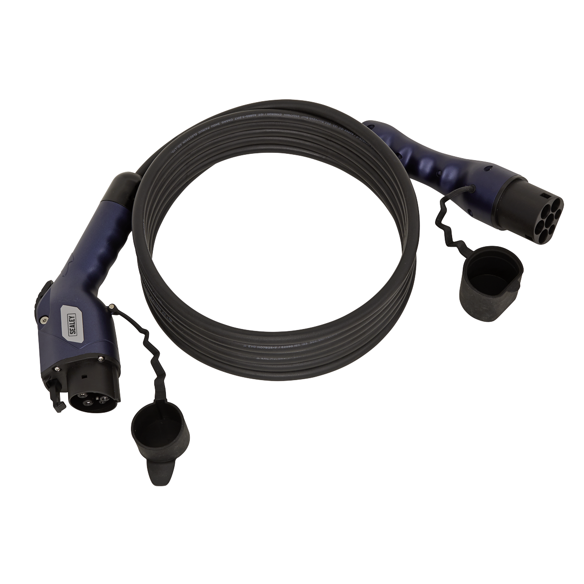 Sealey 5m 16A Type 1 to Type 2 EV Charger Cable EVCC1216
