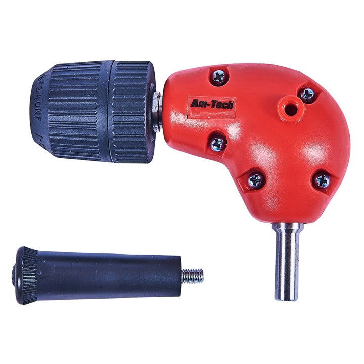 Amtech 10mm (3/8") Right angle drill attachment with keyless chuck F3045