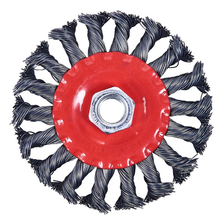 Amtech 100mm (4") Twist knot wire wheel F3365