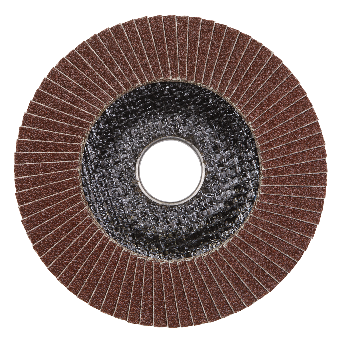 Sealey Ø100mm Aluminium Oxide Flap Disc Ø16mm Bore 80Grit FD10080E