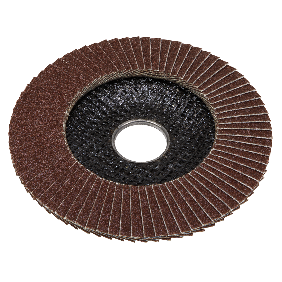 Sealey Ø100mm Aluminium Oxide Flap Disc Ø16mm Bore 80Grit FD10080E