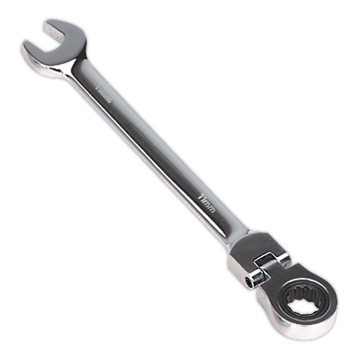 Sealey 11mm Flexi-Head Ratchet Combination Spanner FHRCW11