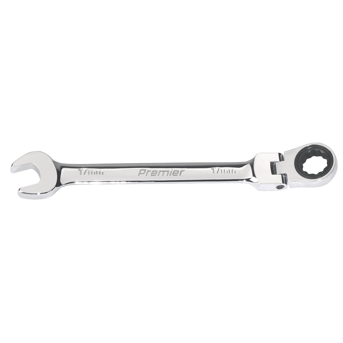 Sealey 17mm Flexi-Head Ratchet Combination Spanner FHRCW17