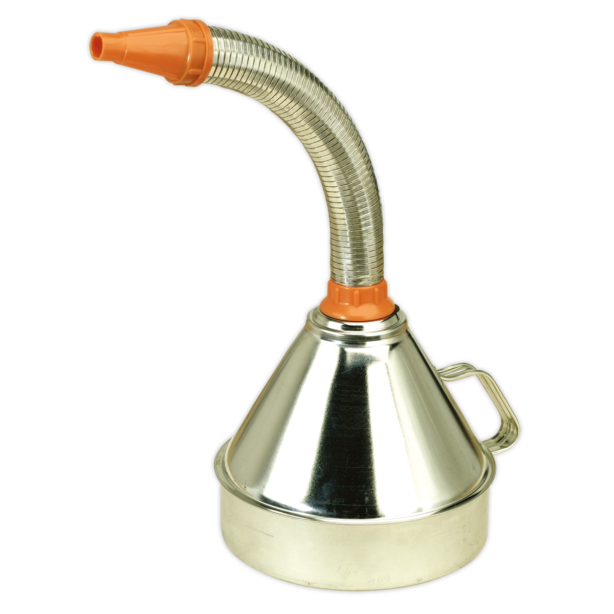 Sealey Ø200mm Metal Funnel with Flexible Spout & Filter FM20F