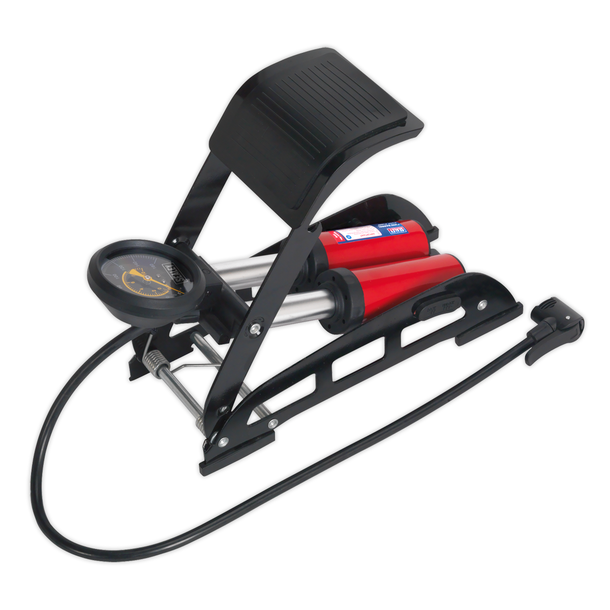 Sealey Twin Barrel Foot Pump FP6