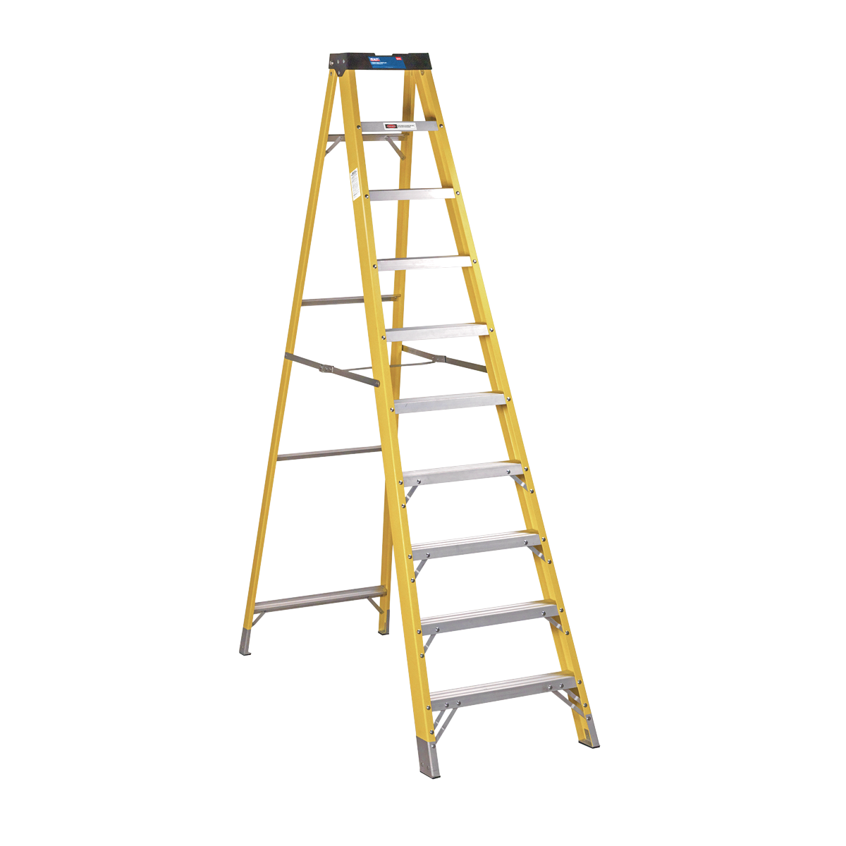 Sealey 9-Tread Trade Fibreglass Step Ladder EN 131 FSL10