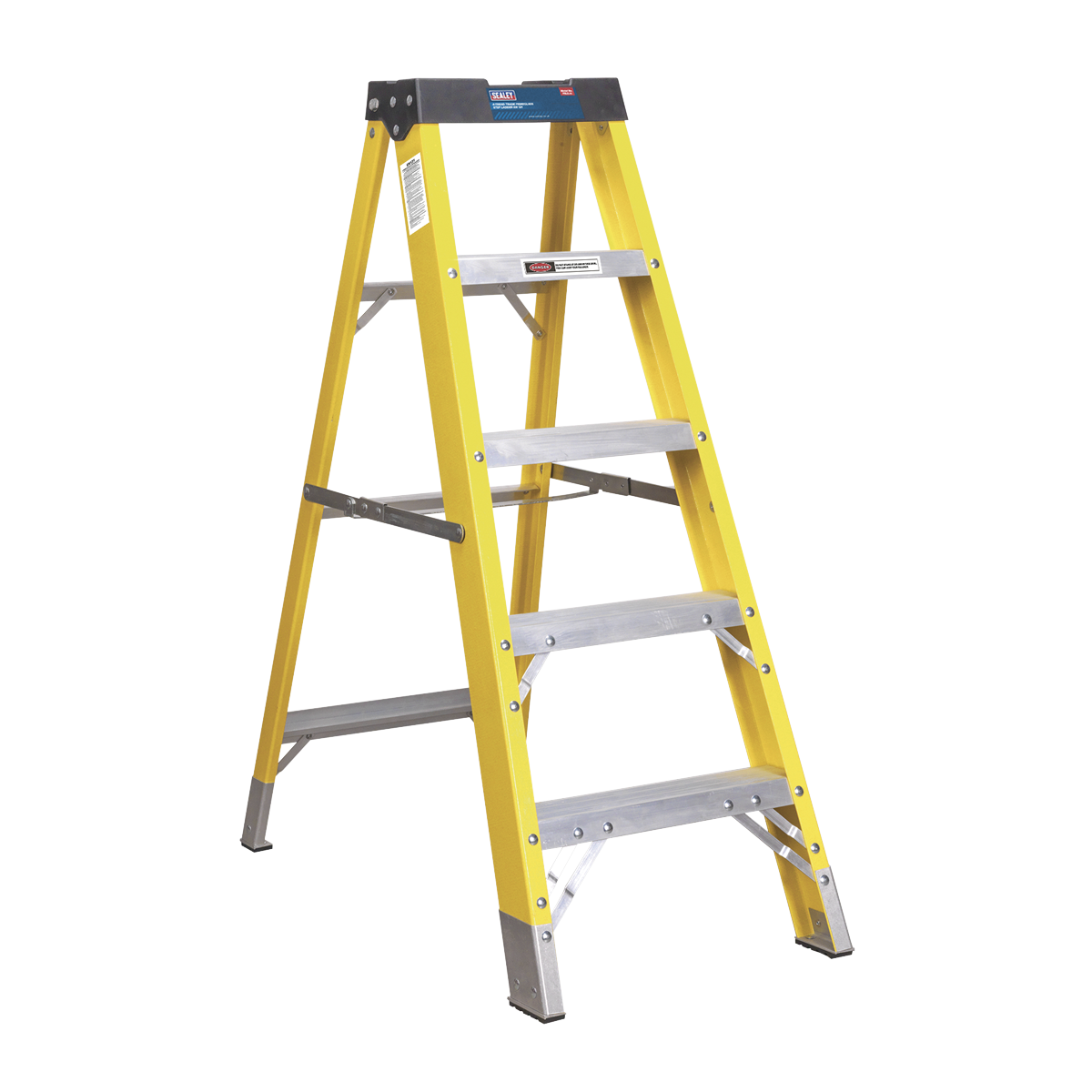 Sealey 4-Tread Trade Fibreglass Step Ladder EN 131 FSL5