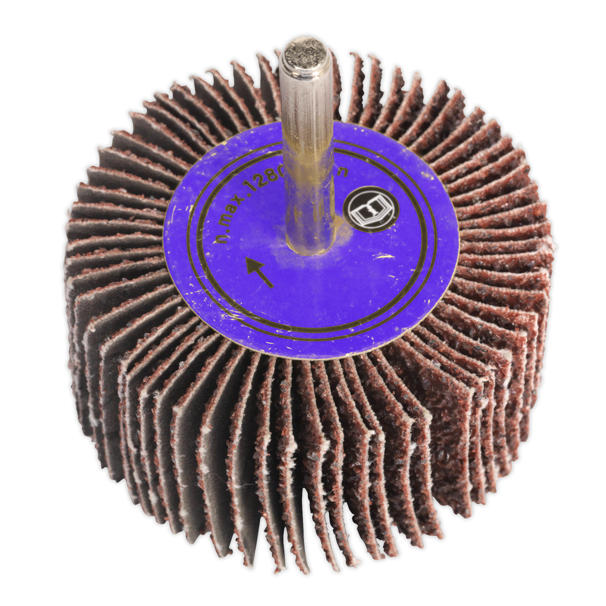 Sealey Ø80 x 50mm Flap Wheel 6mm Shaft 80Grit FW805080