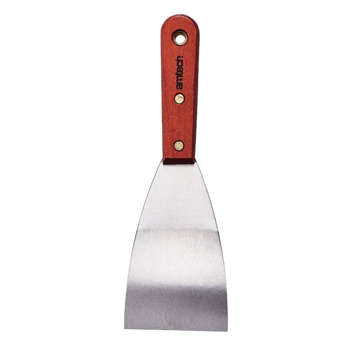 Amtech 75mm (3") Heavy duty scraper with wooden handle G0800