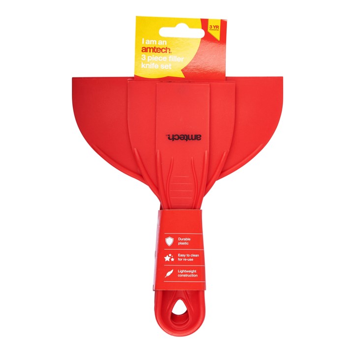 Amtech 3 Piece filler knife set G0948