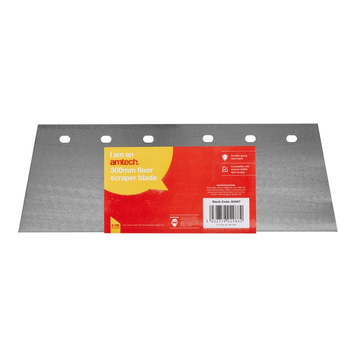 Amtech 300mm (12") Floor scraper blade G0957