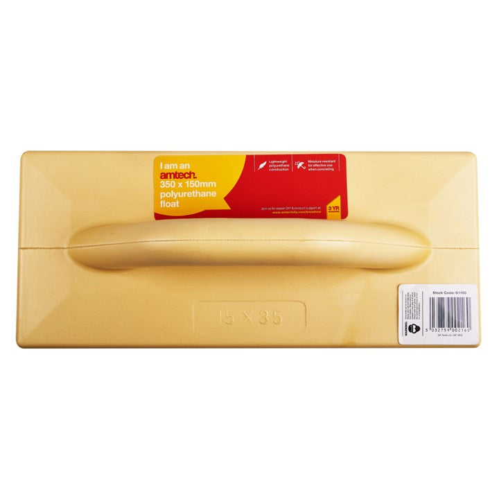 Amtech 350mm x 150mm Polyurethane float G1100