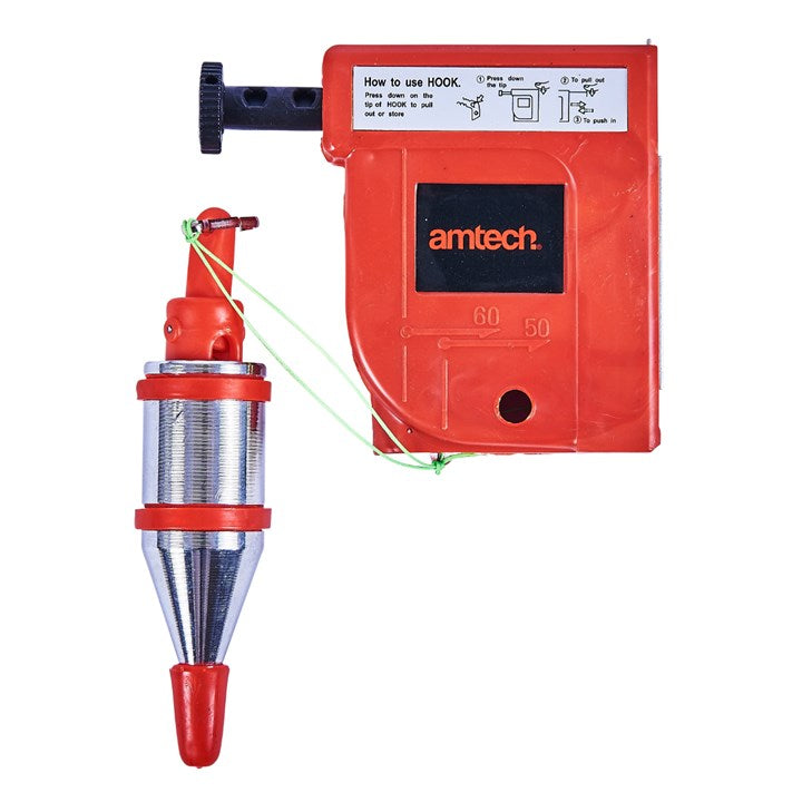 Amtech 400g Magnetic plumb bob and line G4130