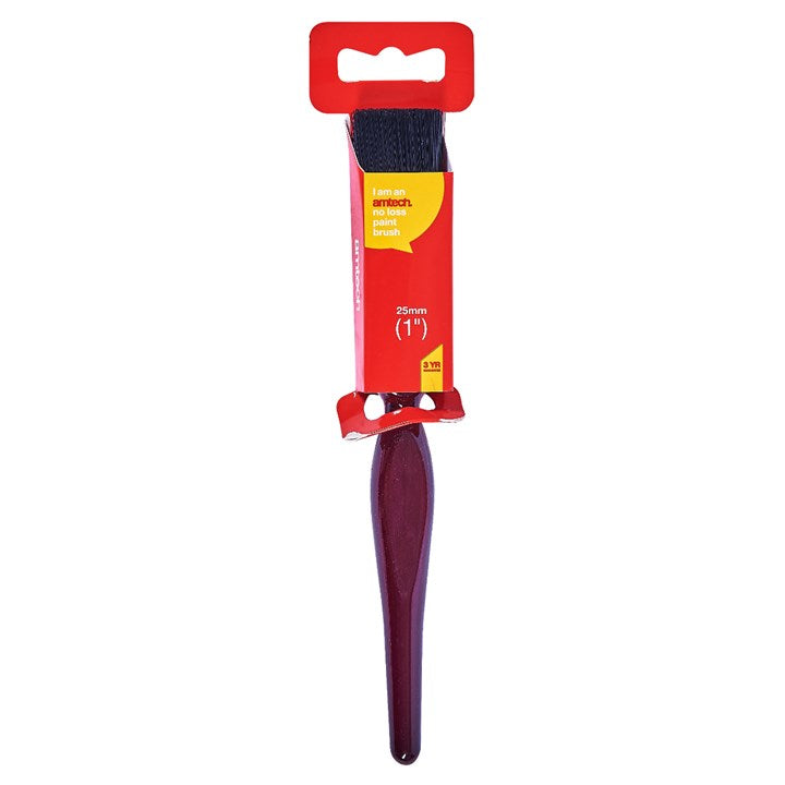 Amtech 25mm (0.5") No bristle loss paint brush G4305