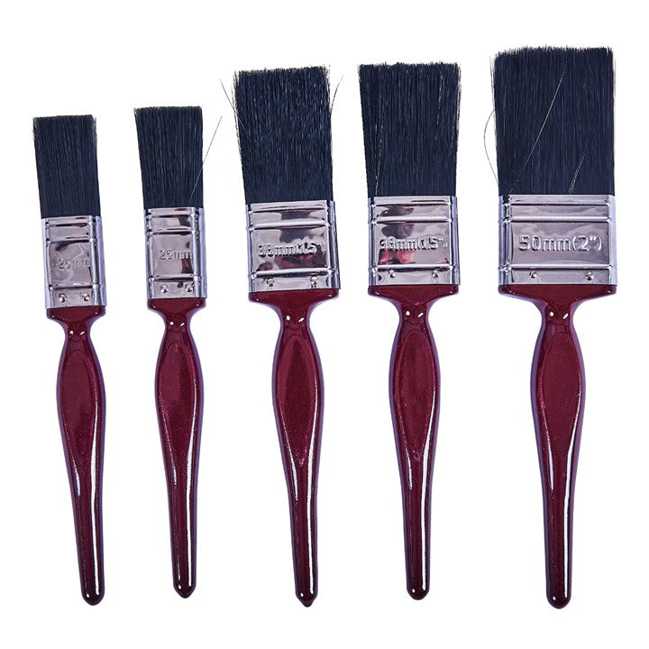 Amtech 5 Piece no bristle loss paint brush set G4340