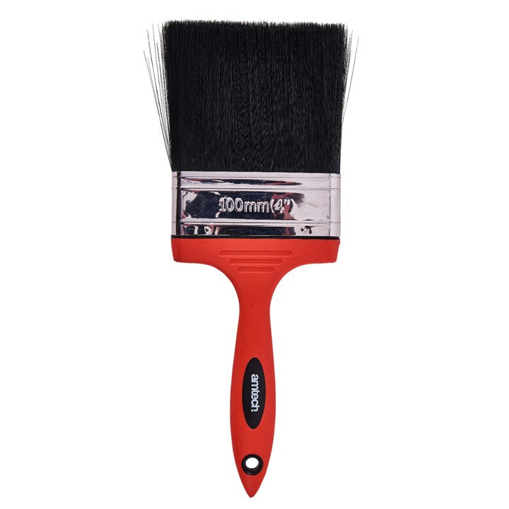 Amtech 100mm (4") No bristle loss paint brush G4380