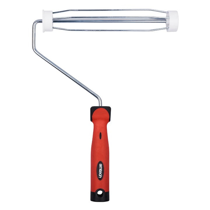 Amtech 225mm (9") 5 Cage roller frame with soft handle G4410